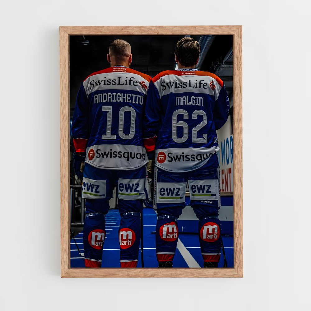 Poster Glace et Grit – affiche Hockey sur glace (vue 4)